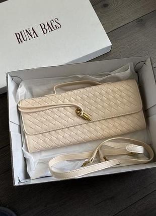 Сумка для жінок runa bags плетена бежева