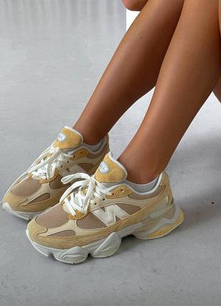 Кроссовки женские new balance 9060r "enoki"