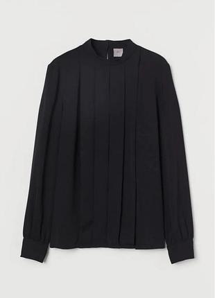 Блуза жіноча h&m чорна, розмір s, поліестер