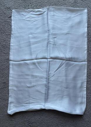 Наволочка silk and touch шовкова біла 50×70 см на блискавці