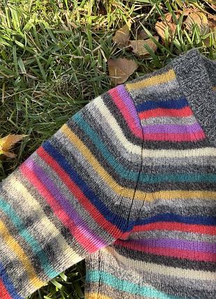 Кардиган жіночий gap вінтажний різнокольоровий 100% lambswool