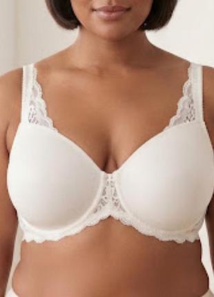 Білий класичний бюстгальтер triumph, розмір 85e (38dd)
