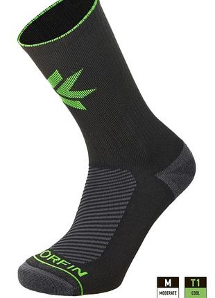 Носки norfin t1m element hiking coolmax crew (60% ny,20% coolmax,17% pl, 3% эласт.) р.(39-41) m