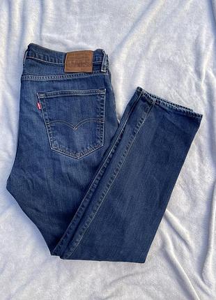 Чоловічі джинси levi’s w36 l32 сині прямі класичні