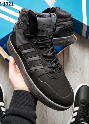 Кроссовки adidas ultra boost black (черные) термо