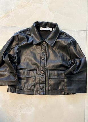 Zara ,шкіряна рубашка -куртка 92 см