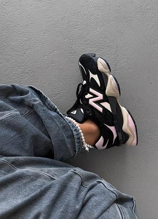 Кросівки жіночі new balance 9060 black pink