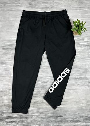 Adidas black штани спортивні з гарним дизайном розмір xxl