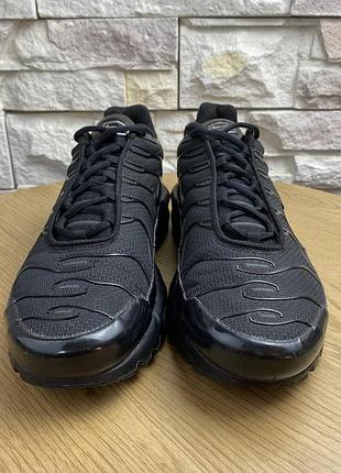 Оригінальні кросівки  nike tn air max plus "triple black" 3