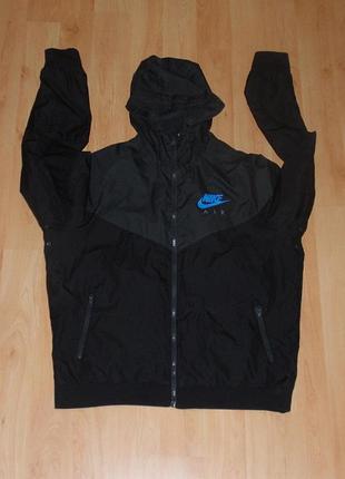 Спортивная куртка/ветровка nike air windrunner hoodie jacket vintage grey x black era jordan original xl-xxl(2xl)