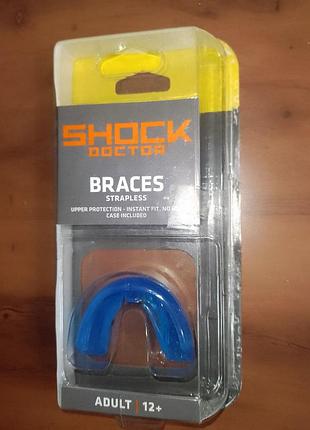 Спортивная капа для брекетов shock doctor braces mouthguard