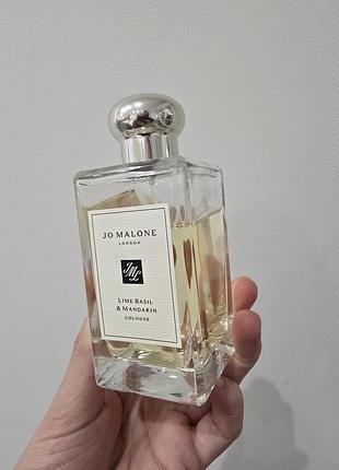 Туалетна вода jo malone lime basil & mandarin cologne 80 мл 2