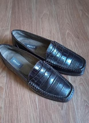 Винтажные лоферы, женские р 37 bally (оригинал) швейцария