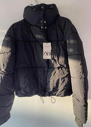 Куртка zara,чорна