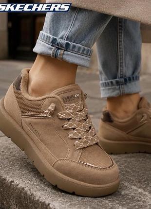Неперевершені базові комфортні утеплені кросівки skechers /сша/