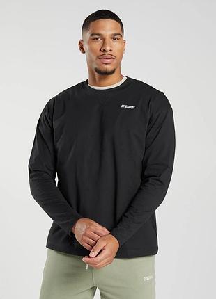 Gymshark  мужской спортивный-повседневный лонгслив