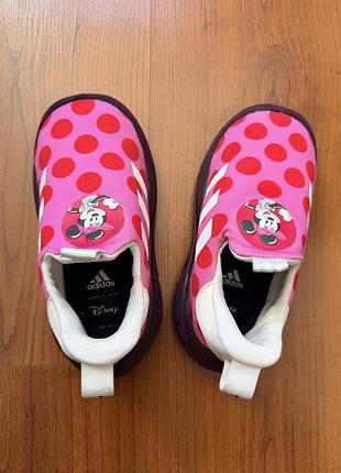 Кросівки для дівчинки adidas рожеві в горошок, 26 розмір