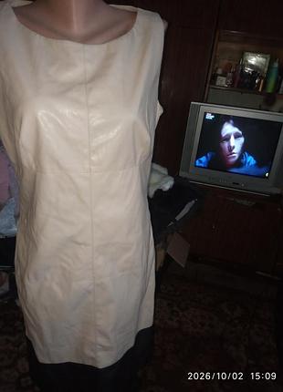 Платье эко кожа..