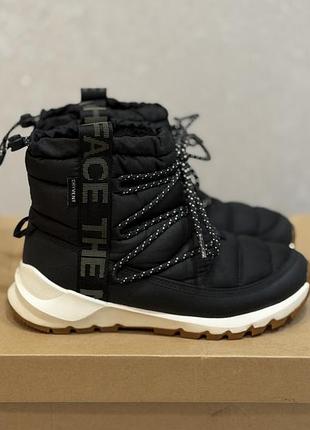 Черевики жіночі the north face thermoball™ waterproof lace up чорні