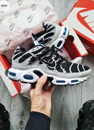 Nike air max tn plus lace toggle black grey reflective