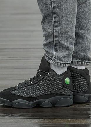 Чоловічі кросівки air jordan retro 13 black cat