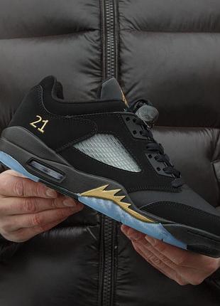 Мужские кроссовки air jordan retro 5 low wings