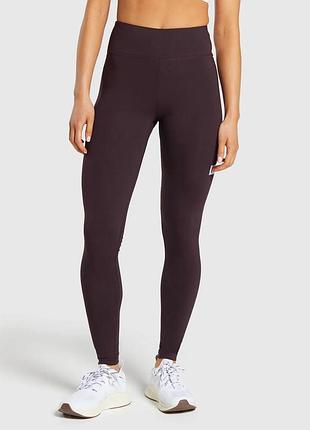 Gymshark block cotton   женские хлопковые спортивные-повседневные лосины