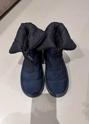 Черевики жіночі zara дутики сині