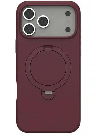 Чехол ummi colorful with magnetic fit hq ring для apple iphone 17 pro / 18 pro (6.3") deep cherry