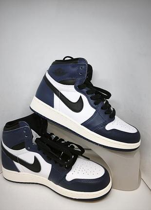 Кроссовки высокие женские nike air jordan 1 retro high og "black metallic gold" (fd 1437-401) оригинал, новые, в коробке