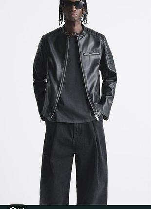 Куртка zara, кожзам на подростка 14-15лет.