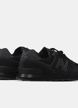 New balance 574 black 8