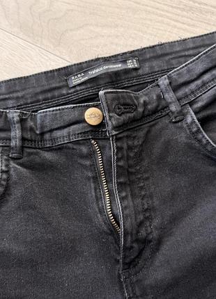 Жіночі джинси zara скіні чорні, розмір 38 (фактично xs-s)