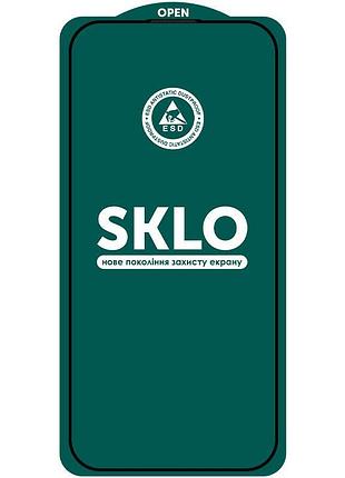 Захисне скло sklo 5d (тех.пак) для apple айфон 17 / айфон 16 pro діагональ 6.3, повноекранне скло з повним проклеюванням, захистом