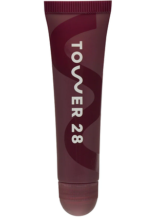 Бальзам для губ в оттенок ube vanilla lipsoftie lip treatment от tower 28, 13 гр.