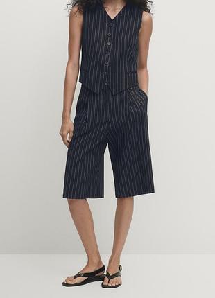 Шорти у смужку massimo dutti 40