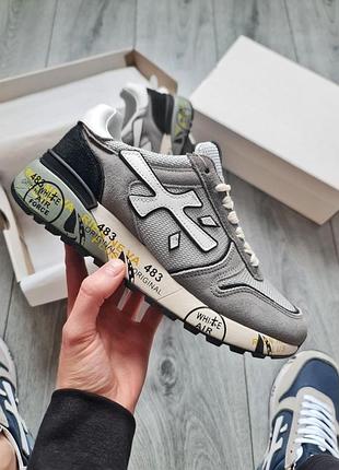 Premiata mick grey/white