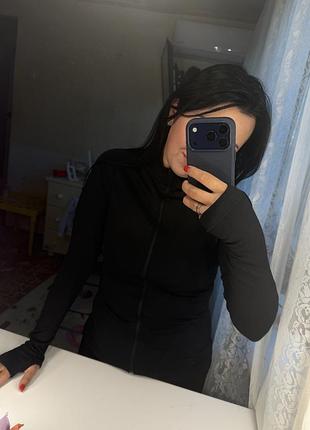 Кофта жіноча для спорту чорна 4