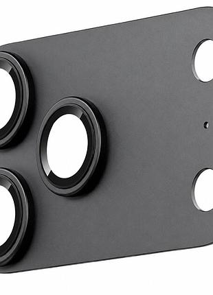 Захисне скло blueo metal block на камеру для apple iphone 18 pro max (6.9") чорний / black
