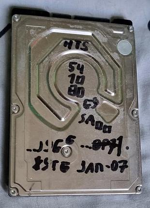 Hdd 2.5 под паролем 80 гб hitachi hts541080g9sa00 5400 жесткий диск