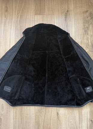 Чоловіча дублянка з овчини jacques lucci shearling lambskin 5