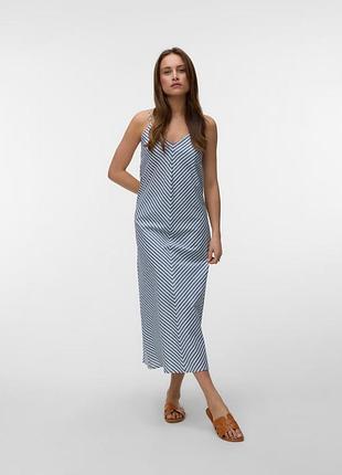 Жіноча синя пряма сукня vero moda