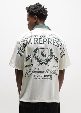 Represent fear of god essentials rhude чоловіча сорочка теніска рубашка футболка поло оригінал