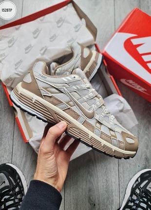 Nike p-6000 hangul day beige brown