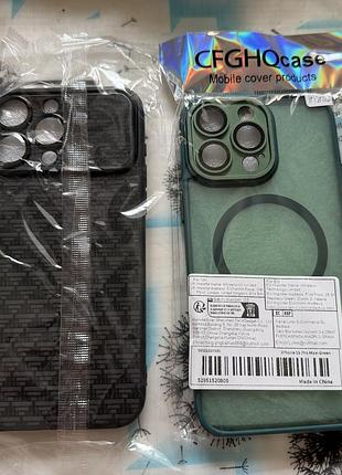 Силиконовый чехол для iphone 15 pro max+стекло защитное