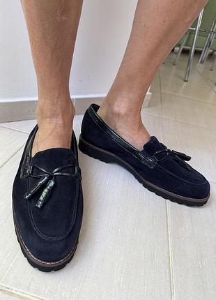 Продам замшеві лофери sioux