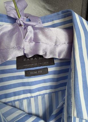 Чоловіча сорочка zara розмір s 2