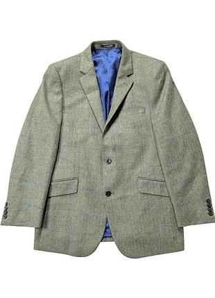 Твидовый пиджак austin reed 100% шерсть размер 44r 🇬🇧 herringbone