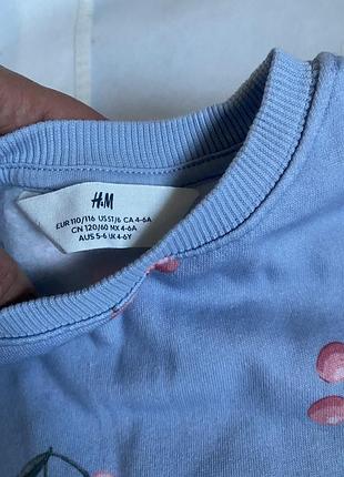 Тепла сукня h&m на 4-6 років 5