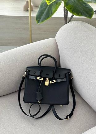 Hermès birkin 25 black 25 x 19 x 12